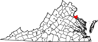 Map of Va: King George County