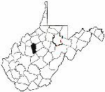 Map of Va: Gilmer County