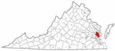 Map of Va: Gloucester County