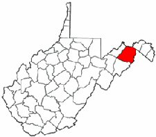 Map of Va: Hampshire County