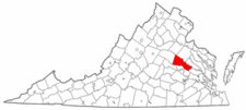 Map of Va: Hanover County