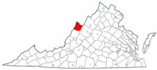Map of Va: Highland County