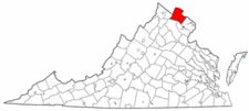 Map of Va: Loudoun County