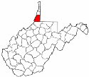 Map of Va: Marshall County