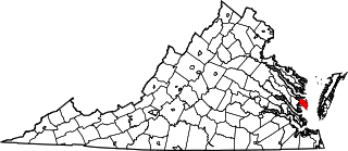 Map of Va: Mathews County