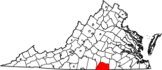Map of Va: Meklenburg County
