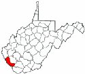 Map of Va: Mingo County