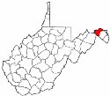 Map of Va: Morgan County