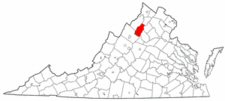Map of Va: Page County