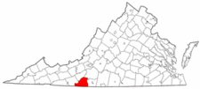Map of Va: Patrick County