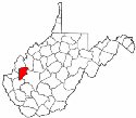 Map of Va: Putnam County