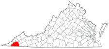 Map of Va: Scott County