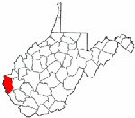 Map of Va: Wayne County