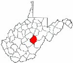 Map of Va: Webster County