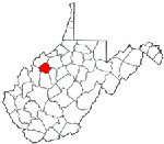 Map of Va: Wirt County