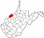 Map of Va: Wood County